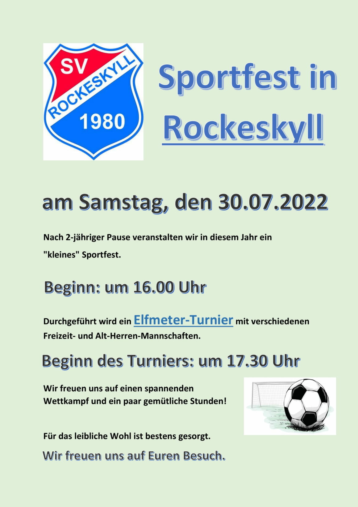 Sportfest am 30.07.2022